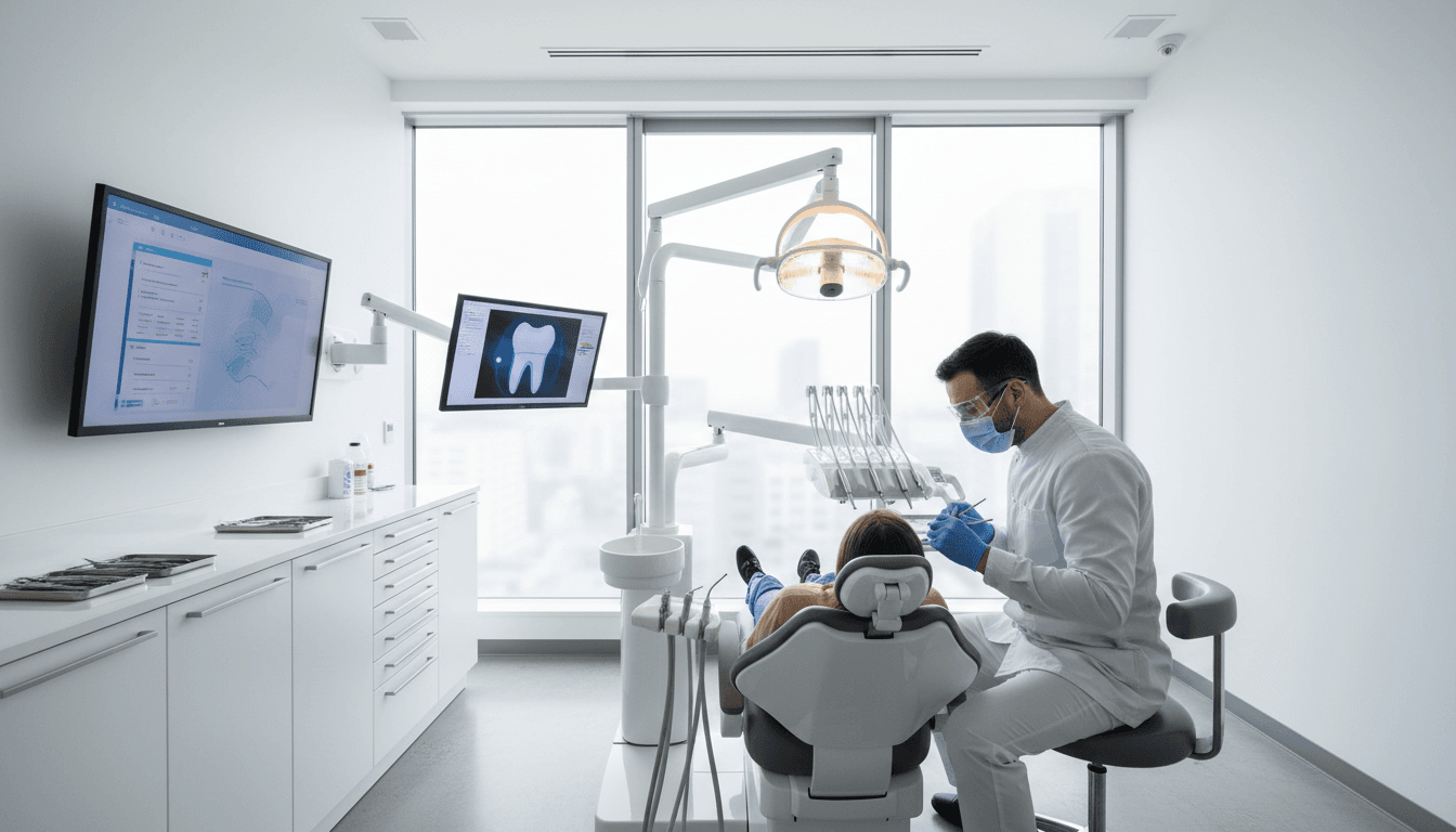 Consultório equipado para tratamentos endodônticos